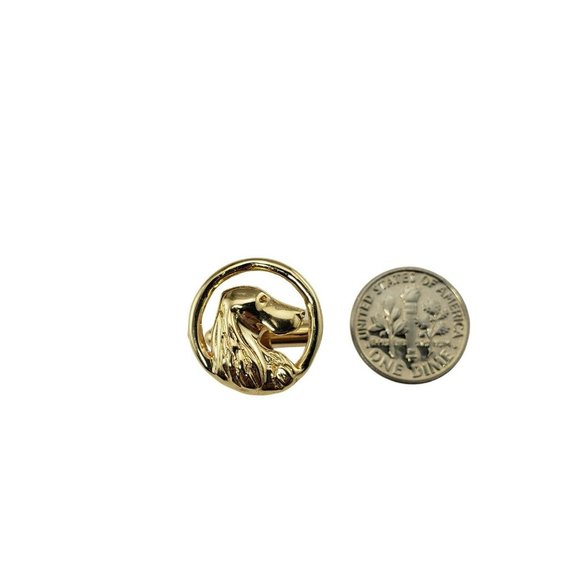 Vintage 14 Karat Yellow Dog Cufflinks #10826 - Picture 8 of 9